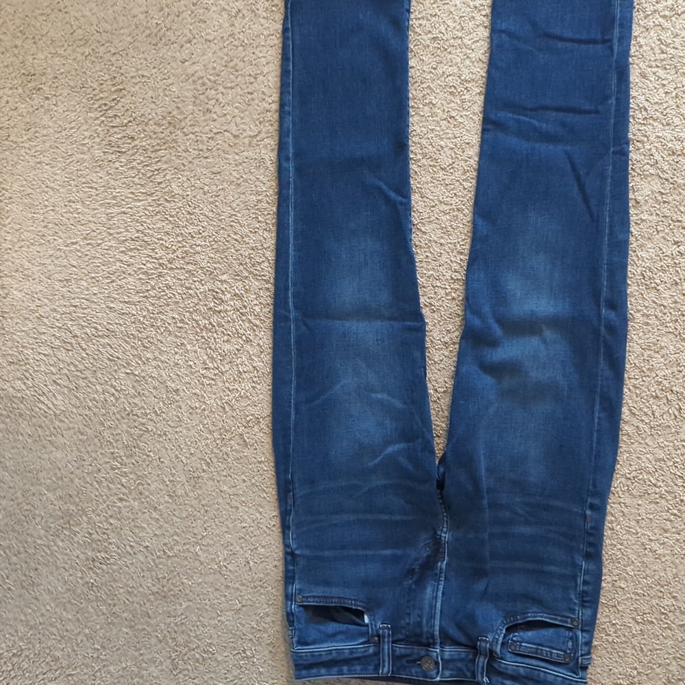 Express Jeans, 28/30 Slim Straight, Dark Blue